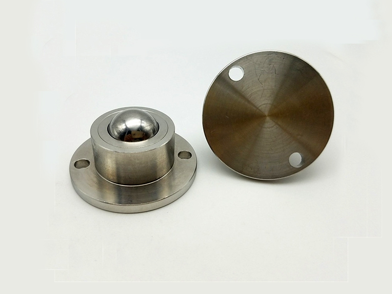 base flange spring load ball transfer unit taban flanşı yay yükü bilyalı transfer ünitesi