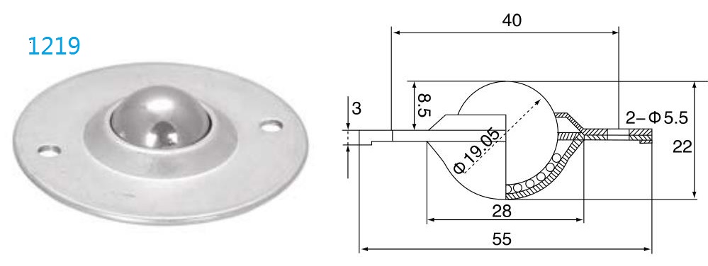 delik sabitleme bilyalı transfer &uuml;nitesi