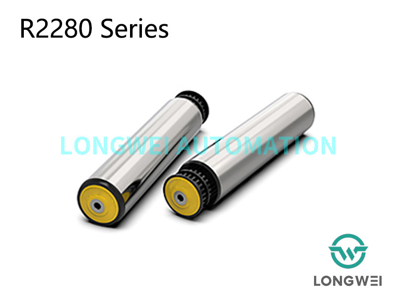 Dişli Kasnak Triger Kayışı Tahrikli Çelik Konveyör Rulosu 