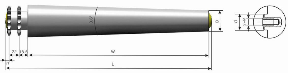 TP521 Steel Sprocket Tapered Roller TP521 Çelik Dişli Konik Makaralı