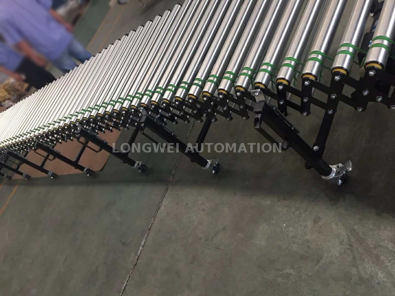 Esnek genişletilebilir O-Belt Motor Tahrik Mağaralı Konveyör 