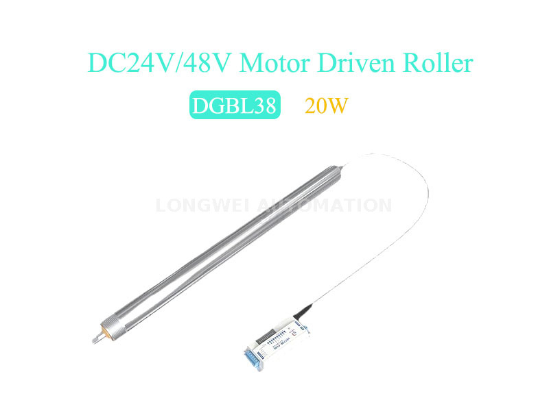 DGBL38 24V/48V fırçasız dişli motorlu silindir