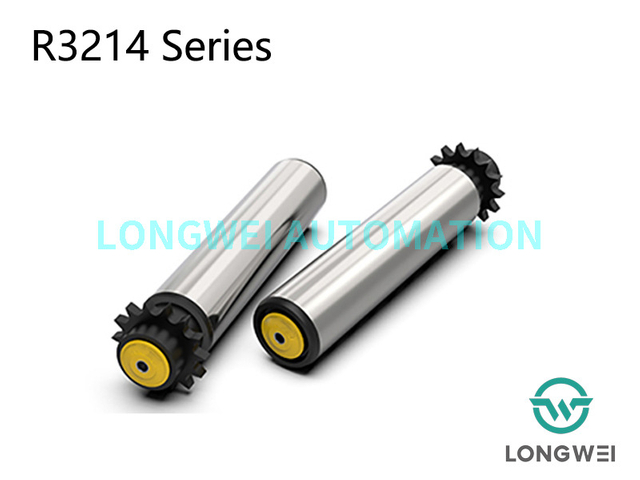 Tek Sıralı Polimer Dişli Biriktiren Konveyör Rulosu