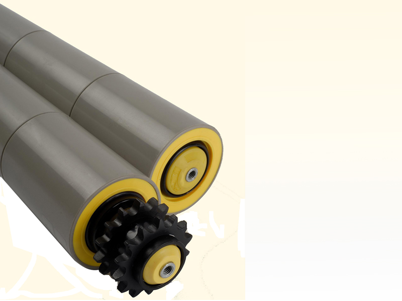 Konik kollu zincir dişli silindir