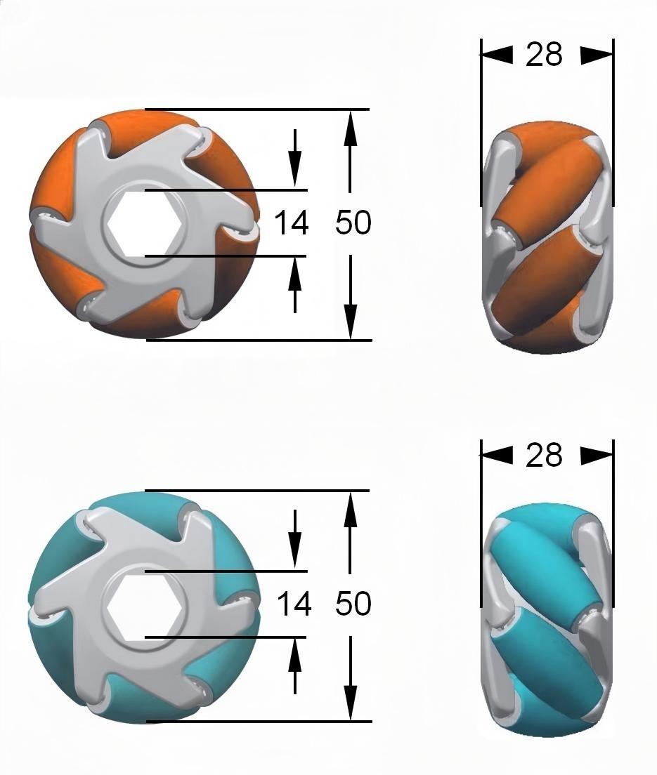 ayırma konvey&ouml;r&uuml; mecanum tekerleği 