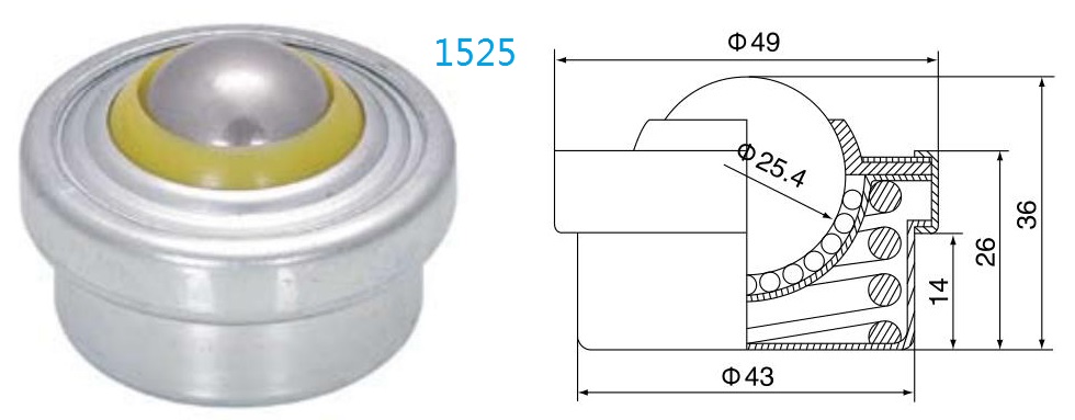 Darbeye Dayanıklı Fişli Sabitleme Bilyalı Transfer &Uuml;nitesi 