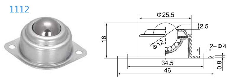 Flanş sabitleme bilyalı transfer &uuml;nitesi