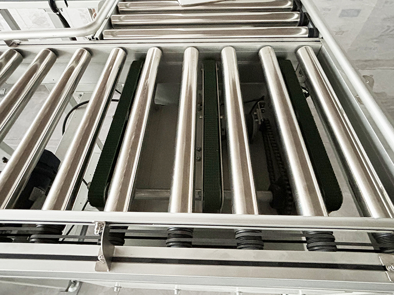 kutu dolu makaralı konvey&ouml;r-kaldırma transfer makaralı konvey&ouml;r