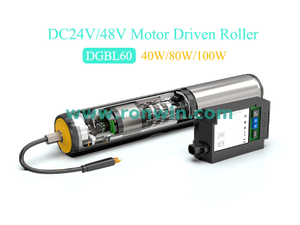 DC24V/48V Fırçasız Dişli Motor Tahrikli Silindir MDR 