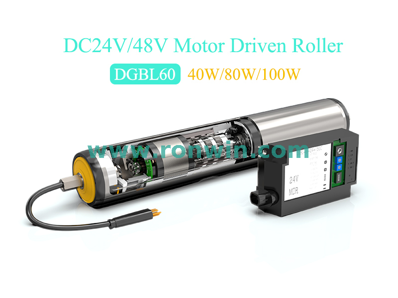 DC24V/48V Fırçasız Dişli Motor Tahrikli Silindir MDR 