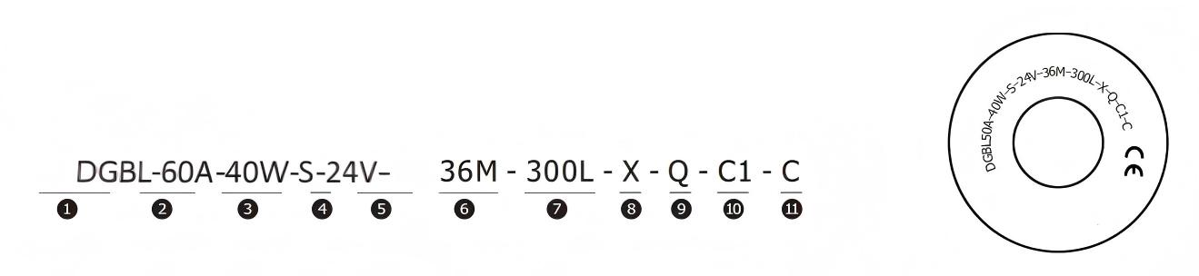 DGBL60A Motor Tabanlı Roller Model Se&ccedil;imi
