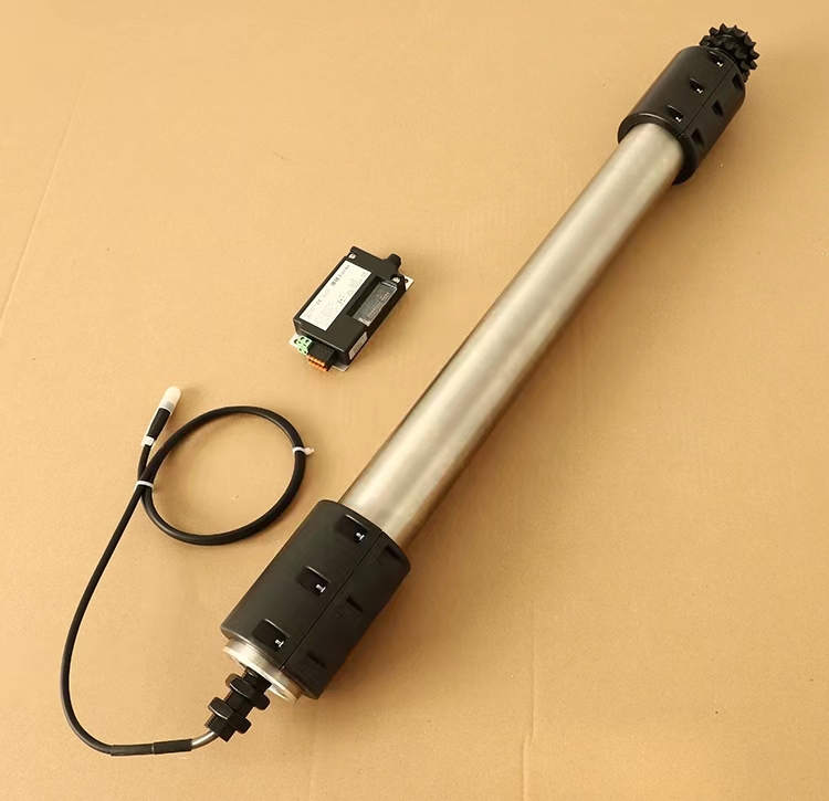  Sprokcet Zincir Tahrik Kasnağı Doğrudan Akım &Ccedil;elik Motor Tahrikli Silindir 