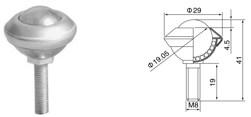 cıvata sabitleme bilyalı transfer &uuml;nitesi