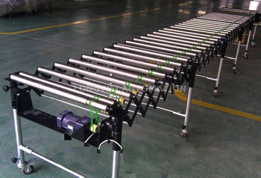 Esnek genişletilebilir O-Belt Motor Tahrik Mağaralı Konveyör 