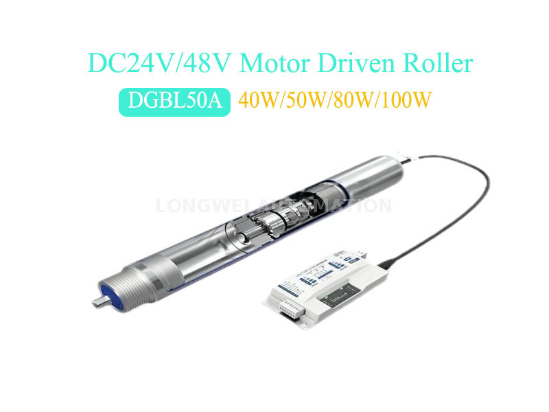 DGBL50A 24V/48V fırçasız dişli motorlu silindir