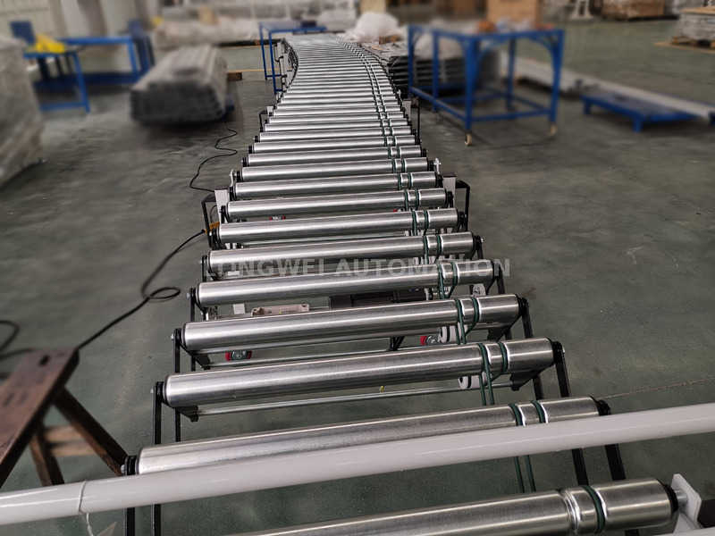 Esnek genişletilebilir O-Belt Motor Tahrik Mağaralı Konveyör 