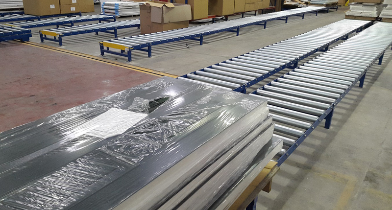 yer&ccedil;ekimi makaralı konvey&ouml;r