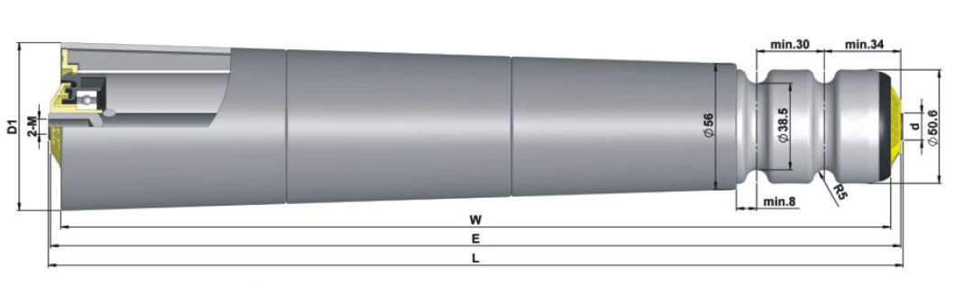 TP640 O-belt Tapered Sleeve Conveyor Roller TP640 O-kayışı Konik Kollu Konveyör Rulosu