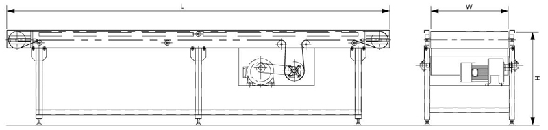 Yatay Bantlı Konvey&ouml;r