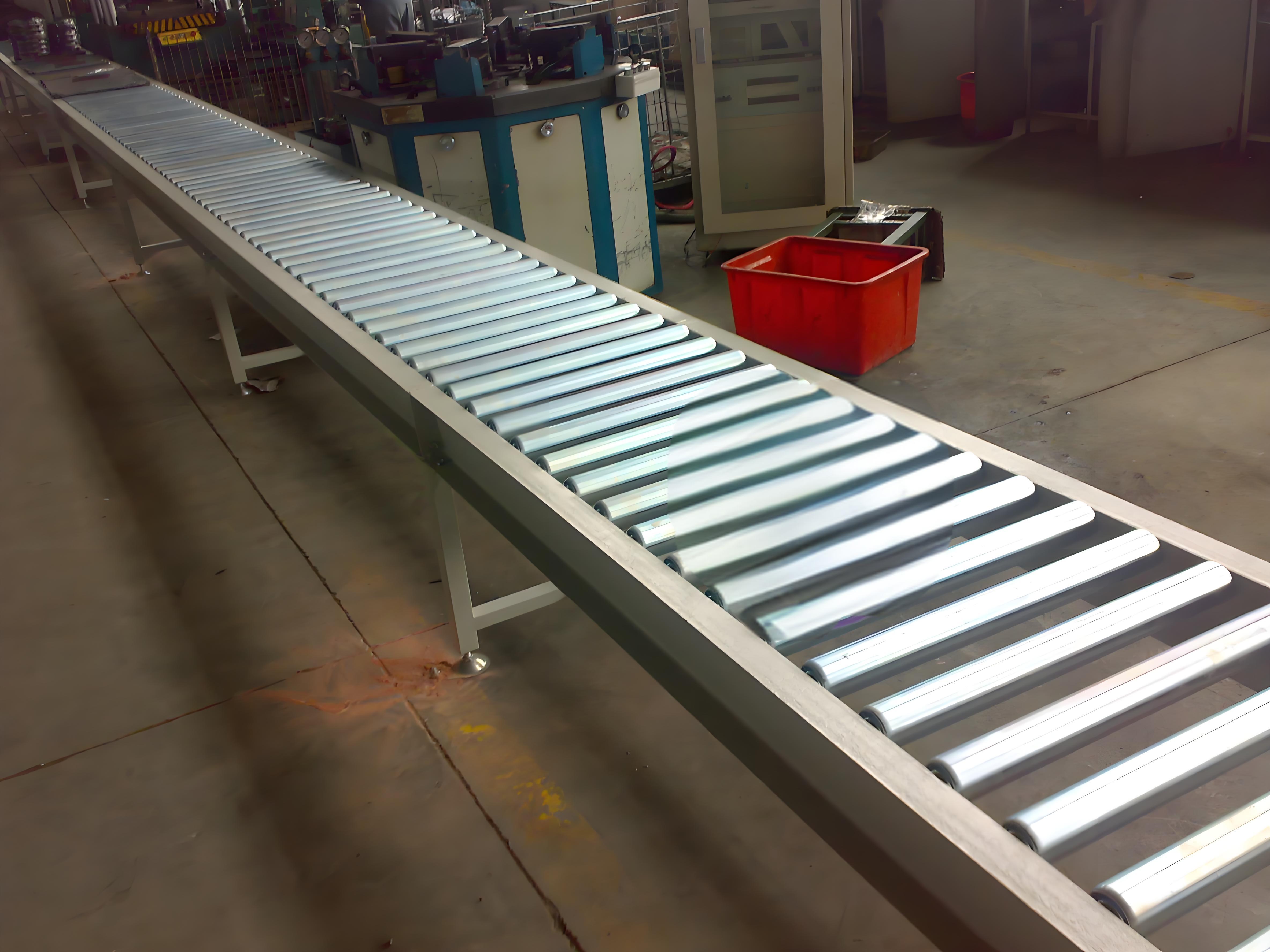 d&uuml;z yer&ccedil;ekimi makaralı konvey&ouml;r