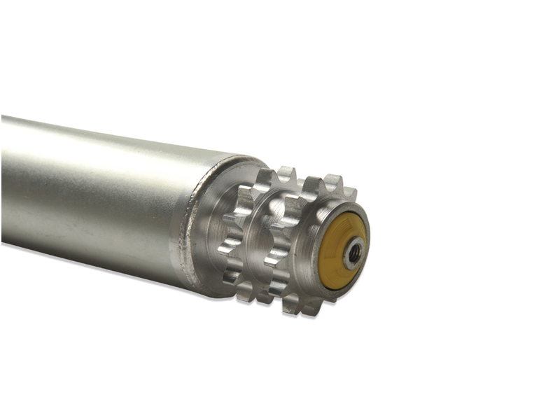 &ccedil;ift sıralı &ccedil;elik dişli konvey&ouml;r rulosu