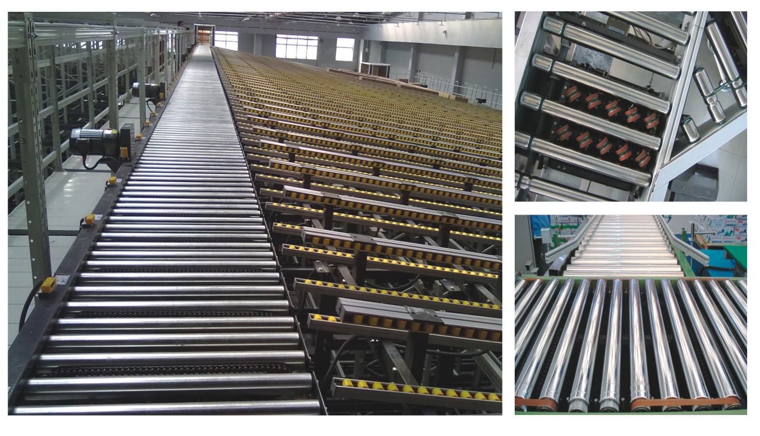 Safety precautions for roller conveyors