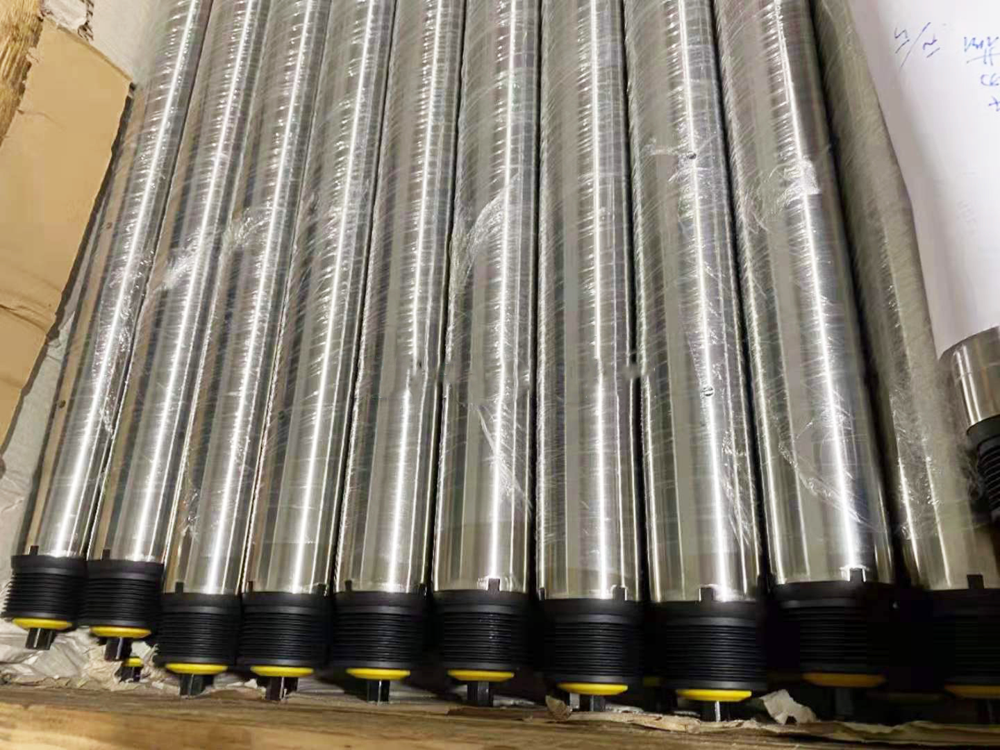 Poli-V kasnak doğrudan akım motorlu silindir