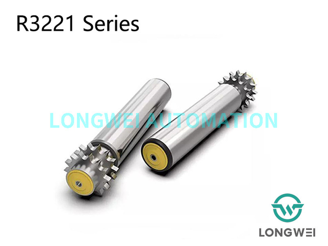 Çift Sıralı Çelik Dişli Teleskop Beslemeli Biriktirme Konveyör Rulosu