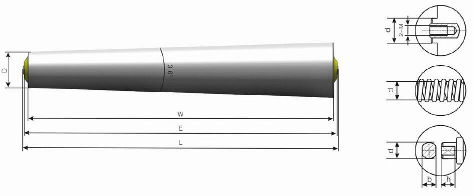 TP500 Yer&ccedil;ekimi Konik Rulo