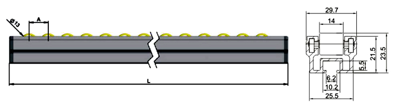 karton akış tekerlek yolu