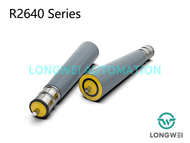 Yuvarlak Kayış Tahrikli Konik Kollu Yivli Çelik Konveyör Rulosu