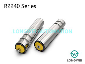 Çift Yivli Yuvarlak Bant Tahrikli Çelik Konveyör Rulosu