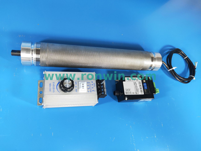 Çapraz kayışlı sıralayıcı besleme konveyör için DGDD67-R DC motor silindiri